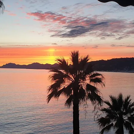 Coucher De Soleil A Juan Les Pins Appartement